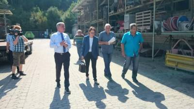 Rundgang durch das Firmengelände