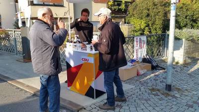 Unser Stand auf dem Wochenmarkt am 23.09.