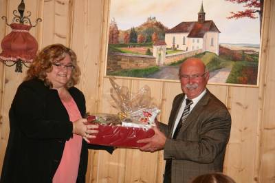 Der scheidende Vorsitzende Hermann Schwendemann und unsere neue Vorsitzende Melanie Homberger