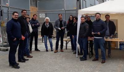 Unser Stand auf dem Tischlein-Deck-Dich Abendmarkt